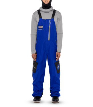 686 686 MENS EXPLORATION BIB PANT ELECTRIC BLUE CLRBLK 2023