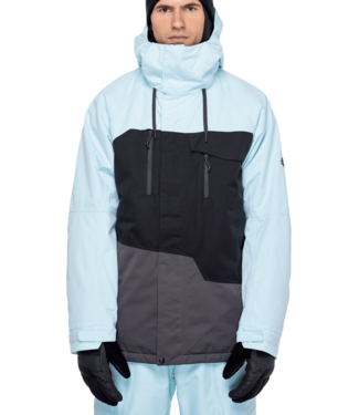 686 686 MENS GEO INSULATED JACKET ICY BLUE CLRBLK 2023