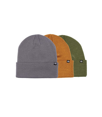 686 686 MENS STANDARD ROLL UP (3-PACK) BEANIE EARTH PACK 2023