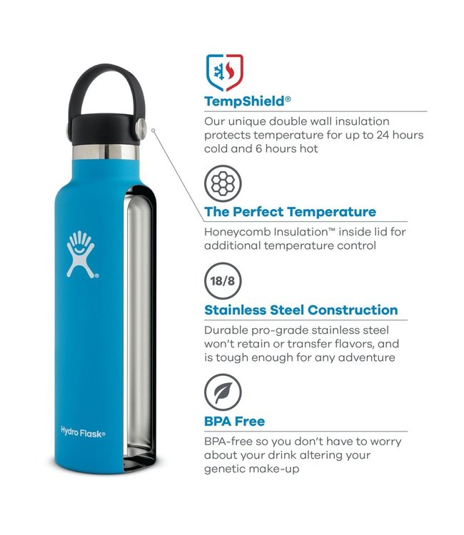 HYDRO FLASK 24OZ STANDARD FLEX CAP SU22 SNAPPER