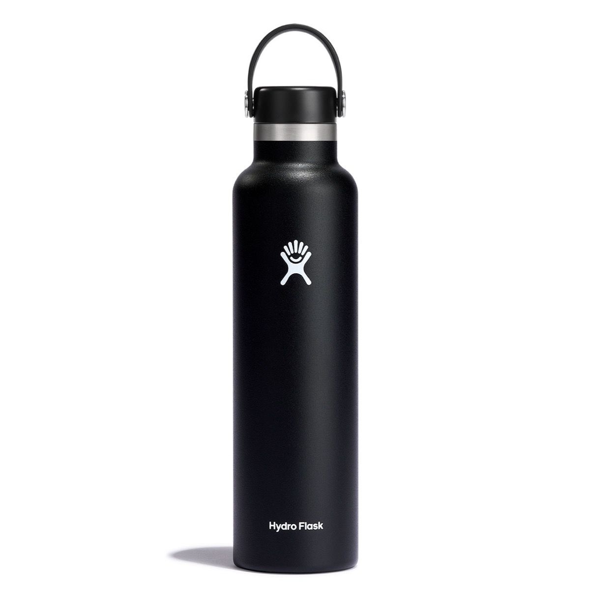 HYDRO FLASK 24OZ STANDARD MOUTH FLEX CAP SU22 BLACK - ONE Boardshop