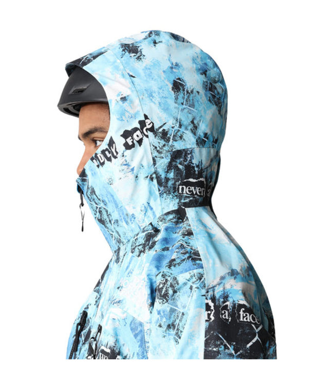 THE NORTH FACE PRINTED DRAGLINE JACKET NORSE BLUE COLE NAVIN NEVER A FACE PRINT 2023