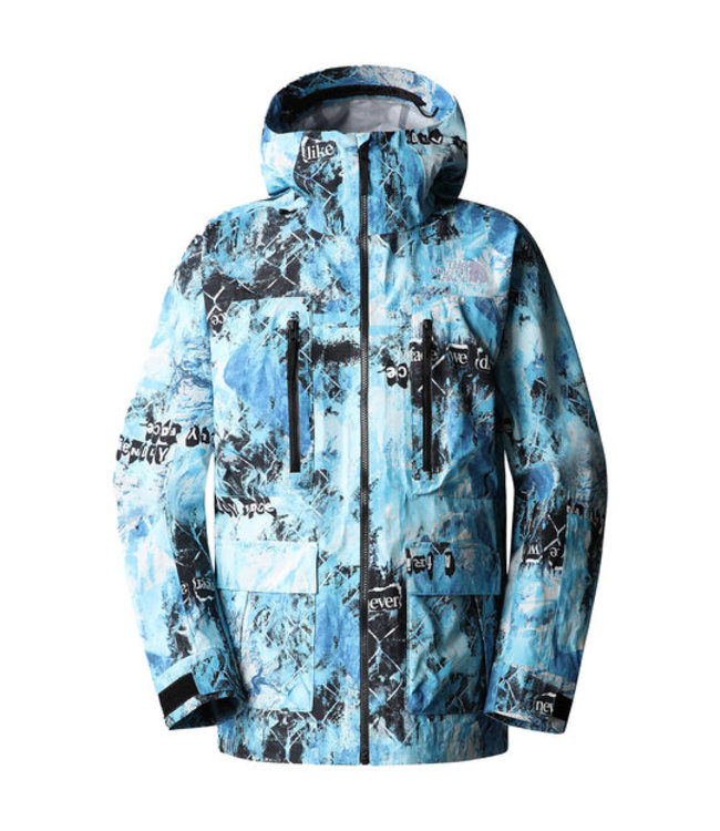 THE NORTH FACE PRINTED DRAGLINE JACKET NORSE BLUE COLE NAVIN NEVER A FACE PRINT 2023