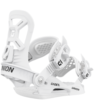 UNION BINDING COMPANY UNION KIDS CADET XS SNOWBOARD BINDINGS WHITE 2023