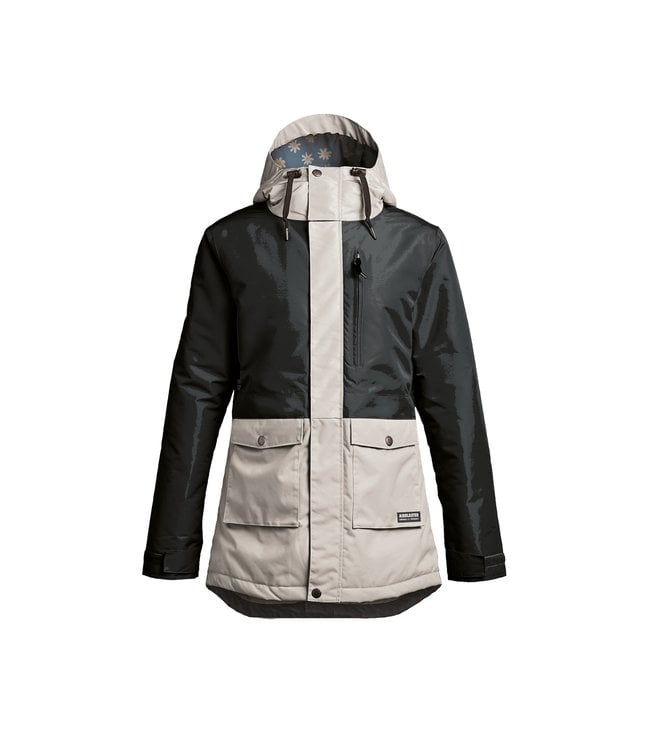 AIRBLASTER WMNS STAY WILD PARKA BLACK/SAND 2023