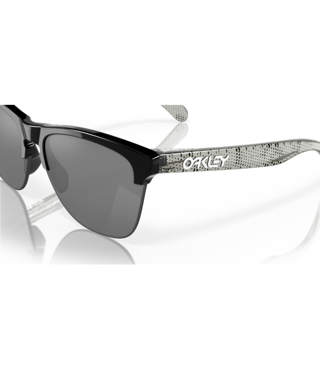 OAKLEY FROGSKINS LITE POLISHED BLK SUNGLASSES w/ PRIZM BLK LENS