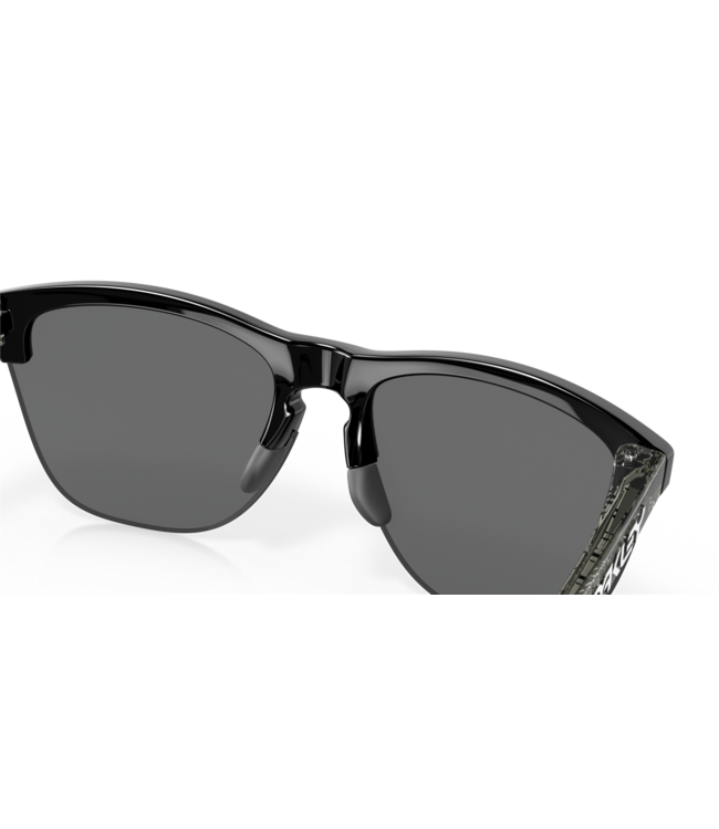 OAKLEY FROGSKINS LITE POLISHED BLK SUNGLASSES w/ PRIZM BLK LENS
