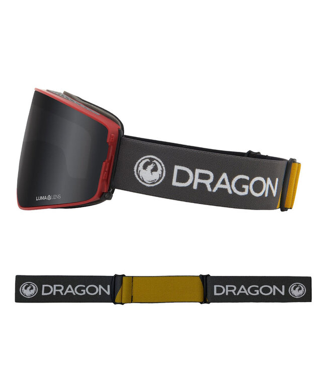 DRAGON PXV2 GOGGLE BLOCK RED w/ LLDKSMK + LLLTROSE 2023