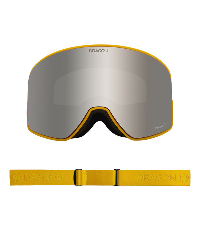 DRAGON PXV2 GOGGLE DIJON w/ LLSILVERION + LLAMBER 2023