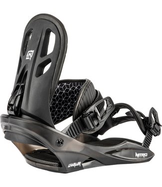 NITRO NITRO YOUTH CHARGER SNOWBOARD BINDINGS BLACK 2023