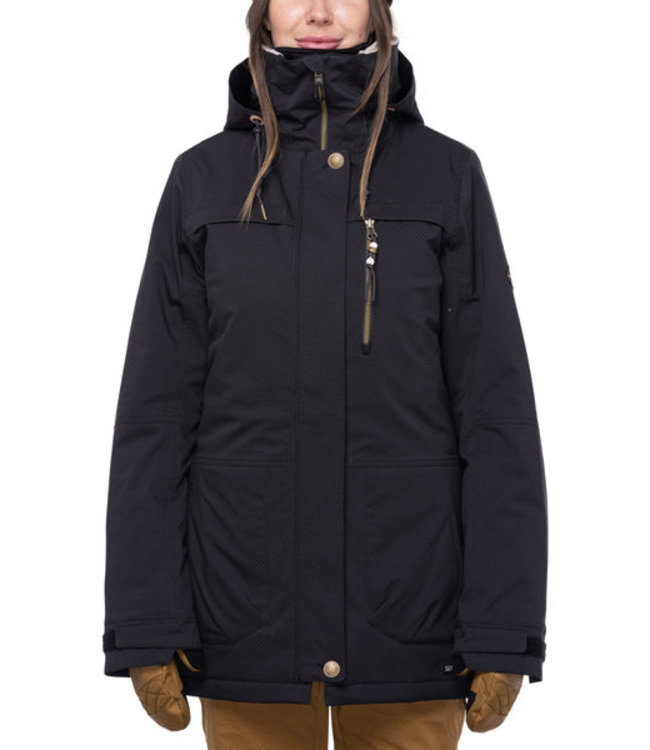 686 WMNS SPIRIT INSULATED JACKET BLACK GEO JACQUARD 2023