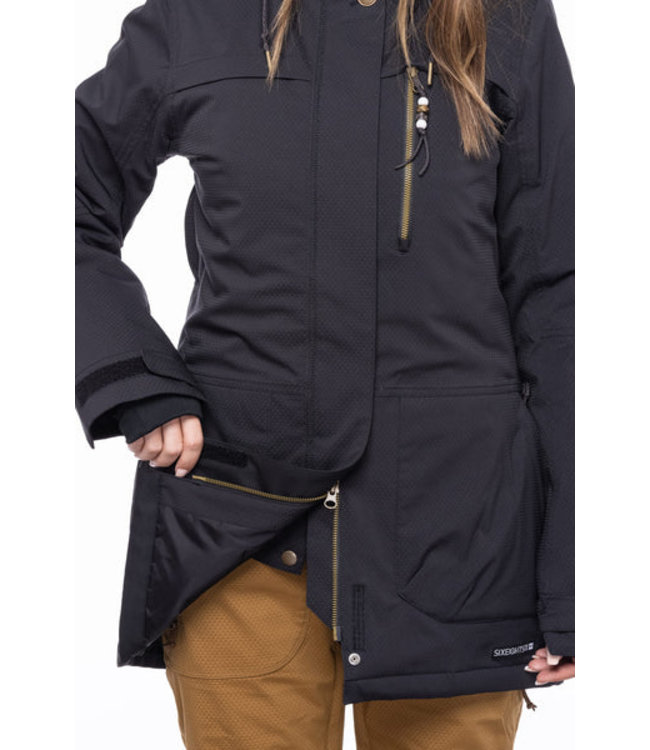 686 WMNS SPIRIT INSULATED JACKET BLACK GEO JACQUARD 2023