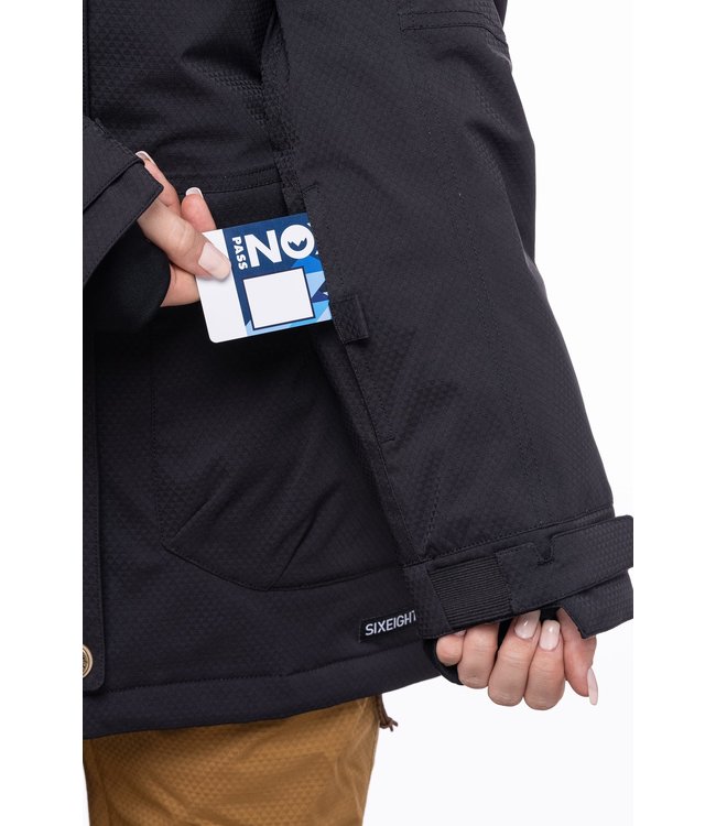 686 WMNS SPIRIT INSULATED JACKET BLACK GEO JACQUARD 2023