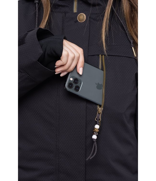 686 WMNS SPIRIT INSULATED JACKET BLACK GEO JACQUARD 2023