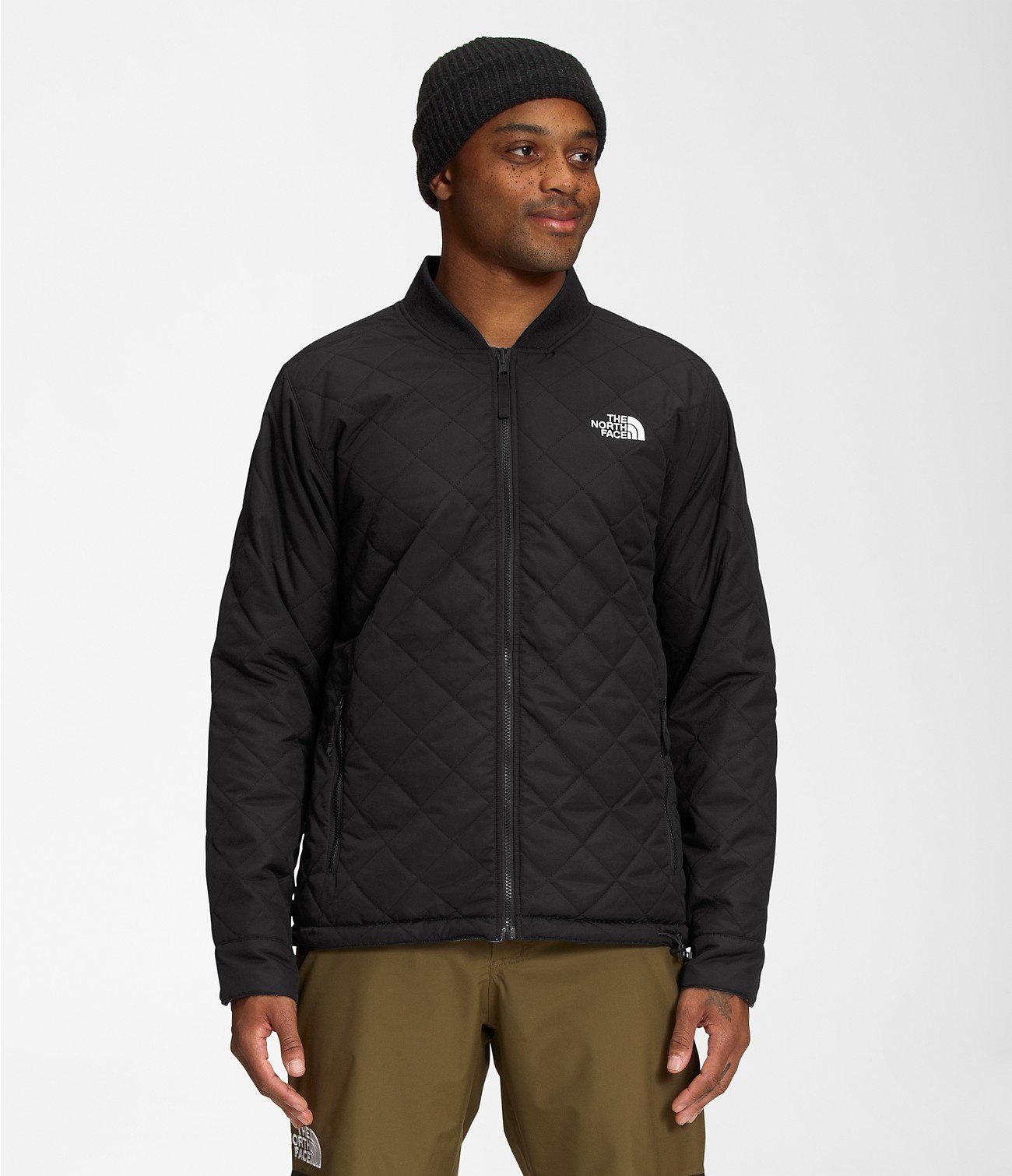 THE NORTH FACE MENS JESTER JACKET TNF BLACK / BLACK MOUNTAIN-SCAPE