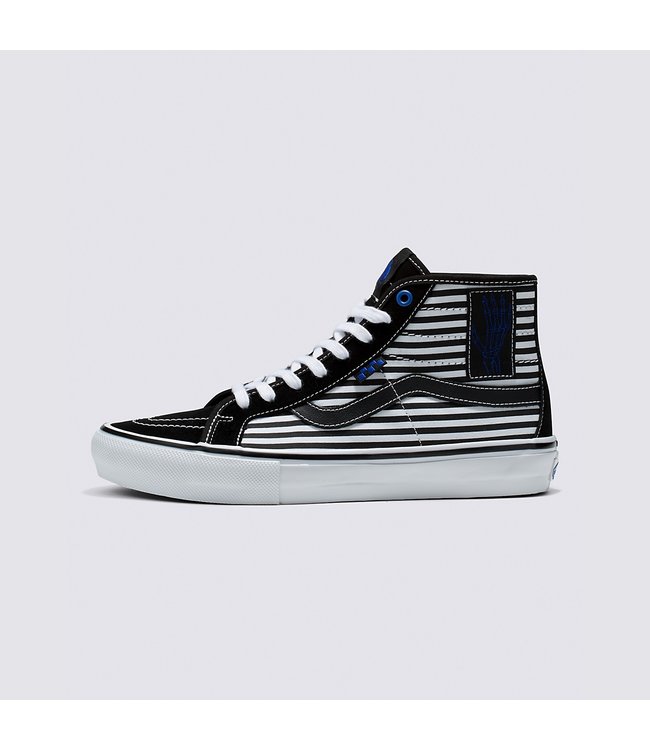 Black and white striped clearance vans