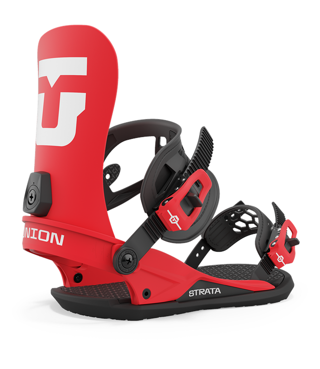 UNION STRATA SNOWBOARD BINDINGS RED 2024 - ONE Boardshop