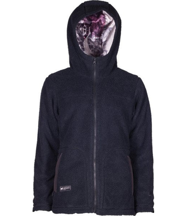 L1 WOMENS GENESEE FLEECE BLACK/PHANTOM 2023