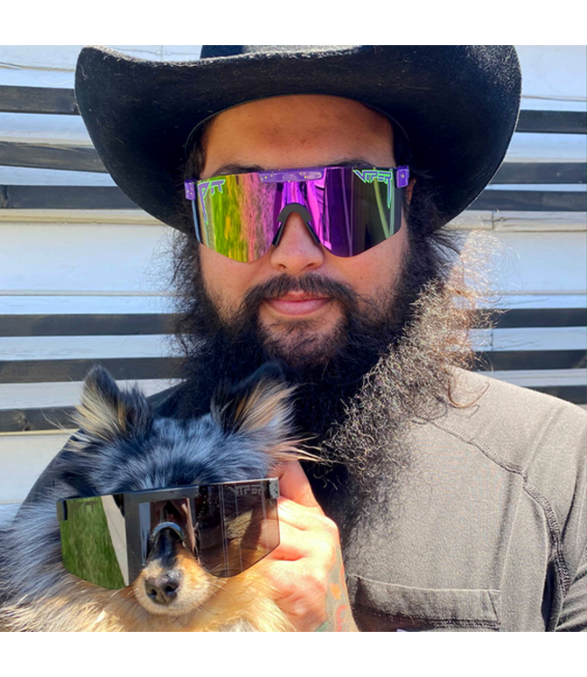 PIT VIPER THE DONATELLO DOUBLE WIDE POLARIZED SUNGLASSES