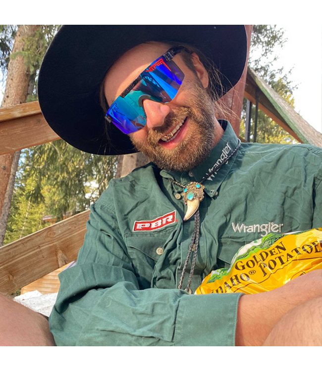 PIT VIPER THE ABSOLUTE LIBERTY SINGLE WIDE POLARIZED SUNGLASSES