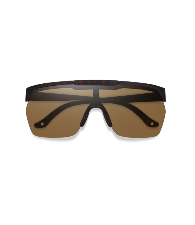 SMITH XC MATTE TORTOISE SUNGLASSES w/CHROMAPOP BROWN LENS