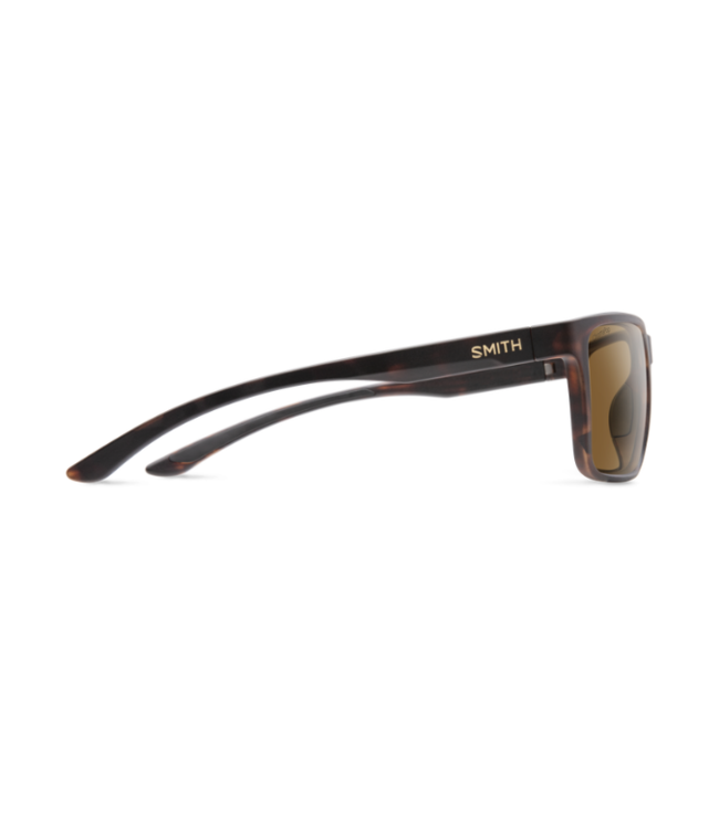 SMITH RIPTIDE SUNGLASSES MATTE TORTOISE W/CHROMAPOP POLARIZED BROWN LENS