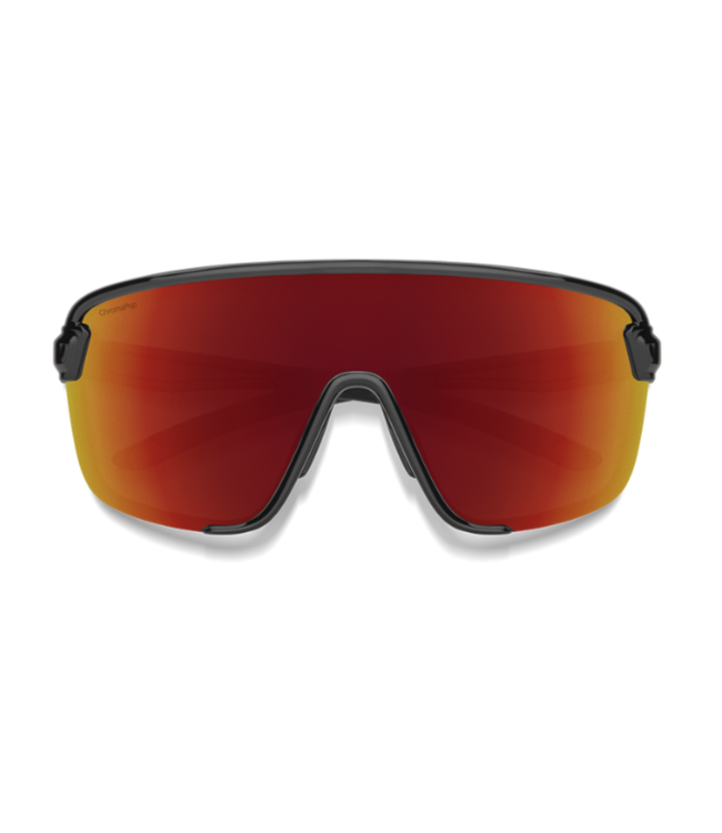 SMITH BOBCAT BLACK SUNGLASSES W/CHROMAPOP RED MIRROR LENS