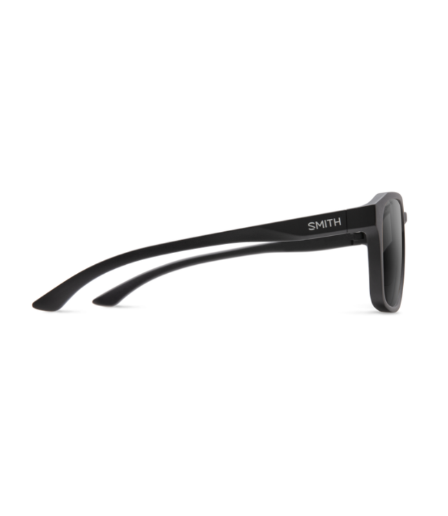 SMITH CONTOUR MATTE BLACK SUNGLASSES W/CHROMAPOP POLARIZED BLACK LENS