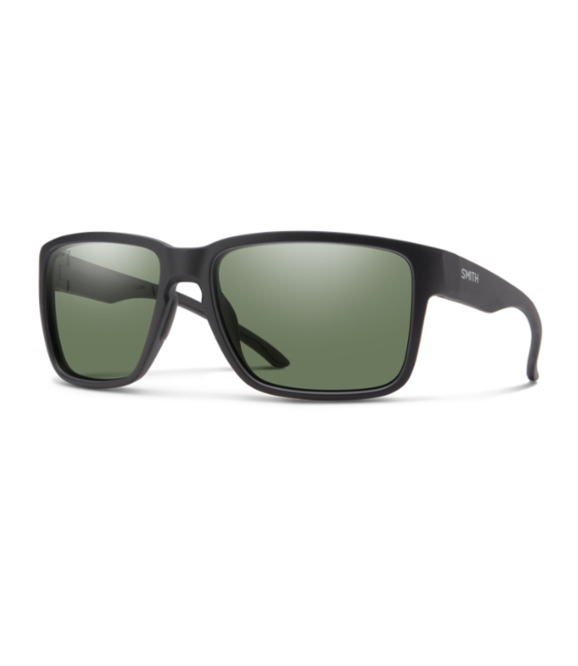 SMITH EMERGE MATTE BLACK SUNGLASSES W/CHROMAPOP POLARIZED GRAY GREEN LENS