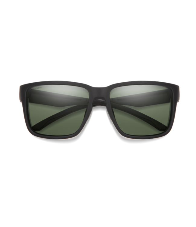 SMITH EMERGE MATTE BLACK SUNGLASSES W/CHROMAPOP POLARIZED GRAY GREEN LENS