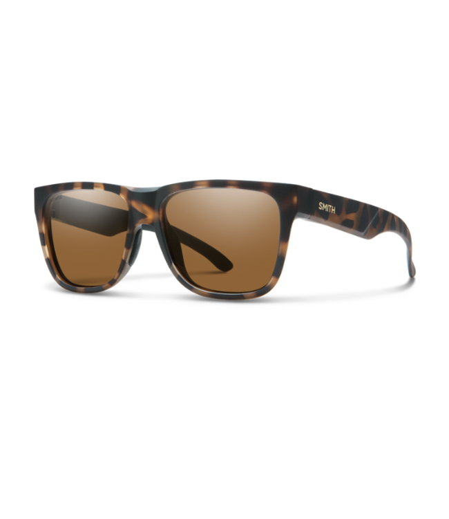 SMITH LOWDOWN 2 SUNGLASSES MATTE TORTOISE W/CHROMAPOP POLARIZED BROWN LENS
