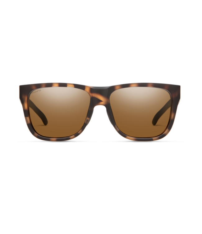 SMITH LOWDOWN 2 SUNGLASSES MATTE TORTOISE W/CHROMAPOP POLARIZED BROWN LENS