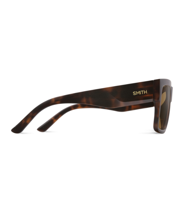 SMITH LINEUP MATTE TORT SUNGLASSES w/ CP PLR BROWN