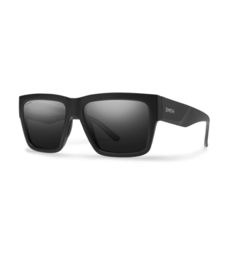 SMITH SMITH LINEUP MATTE BLACK SUNGLASSES W/CHROMAPOP POLARIZED BLACK LENS