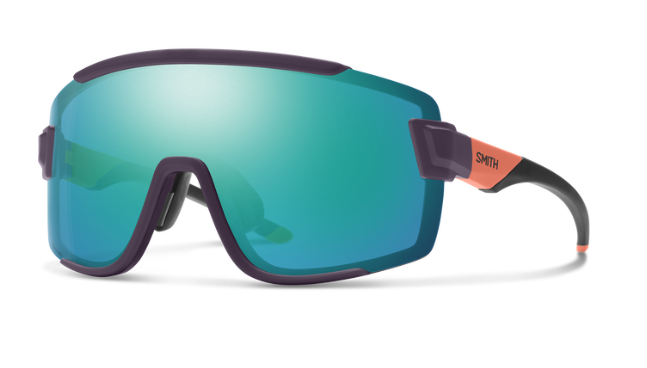 SMITH WILDCAT MATTE PURPLE CINDER HI VIZ SUNGLASSES W/CHROMAPOP