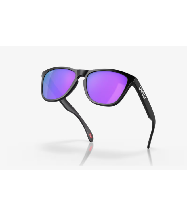 OAKLEY FROGSKINS MATTE BLACK SUNGLASSES w/ PRIZM VIOLET LENS