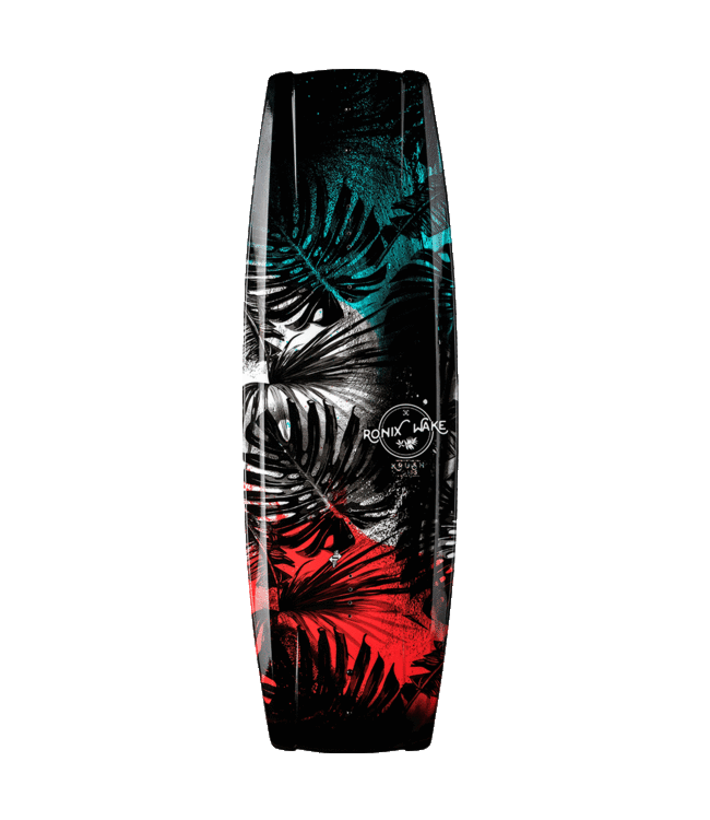 RONIX WOMENS KRUSH SECRET FLEX WAKE BOARD BLACK/MINT/CORAL 2023