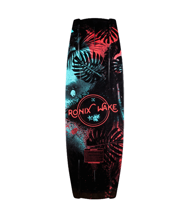 RONIX WOMENS KRUSH SECRET FLEX WAKE BOARD BLACK/MINT/CORAL 2023
