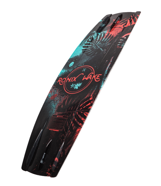 RONIX WOMENS KRUSH SECRET FLEX WAKE BOARD BLACK/MINT/CORAL 2023