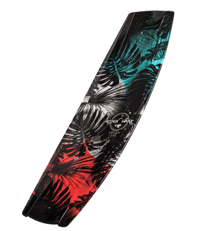 RONIX WOMENS KRUSH SECRET FLEX WAKE BOARD BLACK/MINT/CORAL 2023