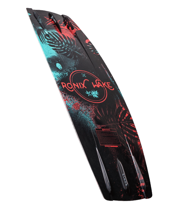 RONIX WOMENS KRUSH SECRET FLEX WAKE BOARD BLACK/MINT/CORAL 2023