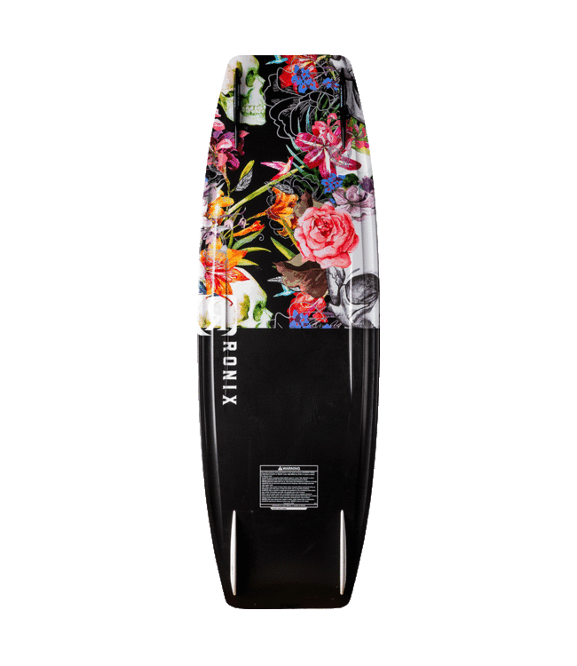 RONIX WOMENS QUARTER TIL MIDNIGHT WAKE BOARD WHITE/BLACK 2023