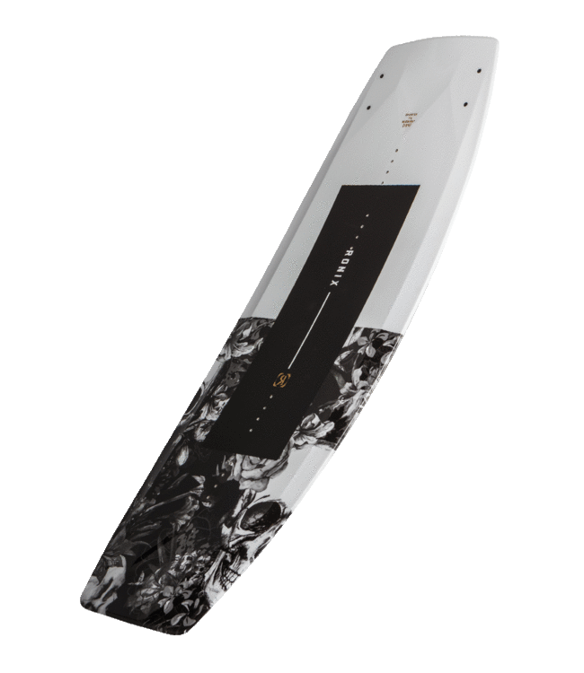 RONIX WOMENS QUARTER TIL MIDNIGHT WAKE BOARD WHITE/BLACK 2023