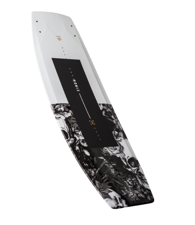 RONIX WOMENS QUARTER TIL MIDNIGHT WAKE BOARD WHITE/BLACK 2023