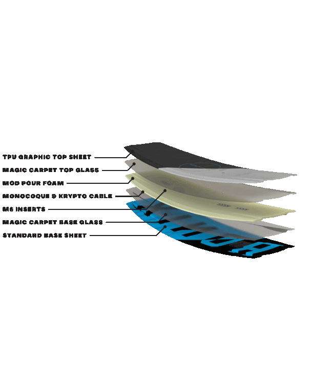 RONIX VAULT WAKE BOARD WHITE/BLACK 2023