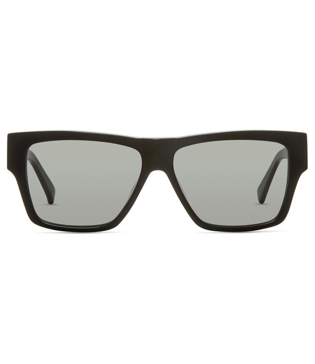 VONZIPPER HAUSSMAN BLACK GLOSS SUNGLASSES w/ VINTAGE GREY LENS