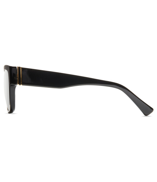 VONZIPPER HAUSSMAN BLACK GLOSS SUNGLASSES w/ VINTAGE GREY LENS