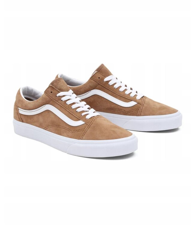 VANS OLD SKOOL PIG SUEDE SHOE TOBACCO BROWN