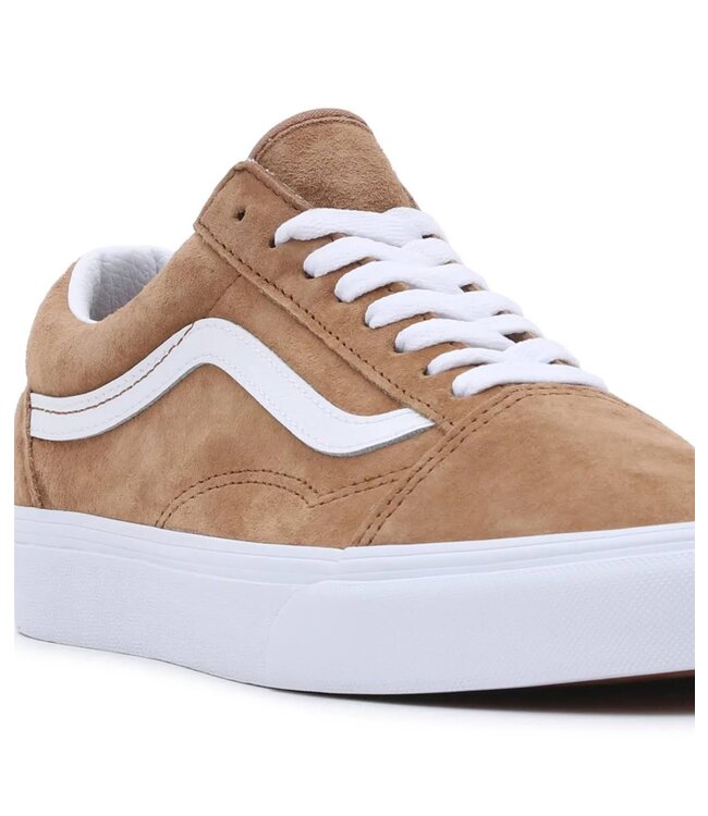 VANS OLD SKOOL PIG SUEDE SHOE TOBACCO BROWN