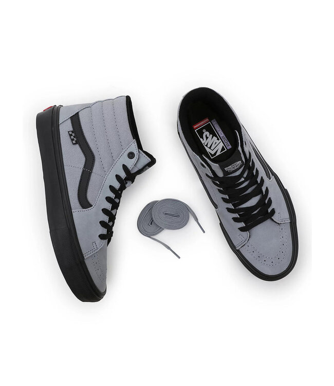 VANS SKATE SK8-HI NUBUCK WASHED BLUE/BLACK